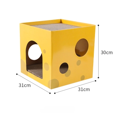 Cheese Cat Scratcher Bed 02