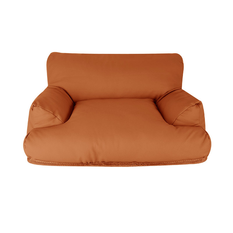 Durable Leather Pet Sofa Bed