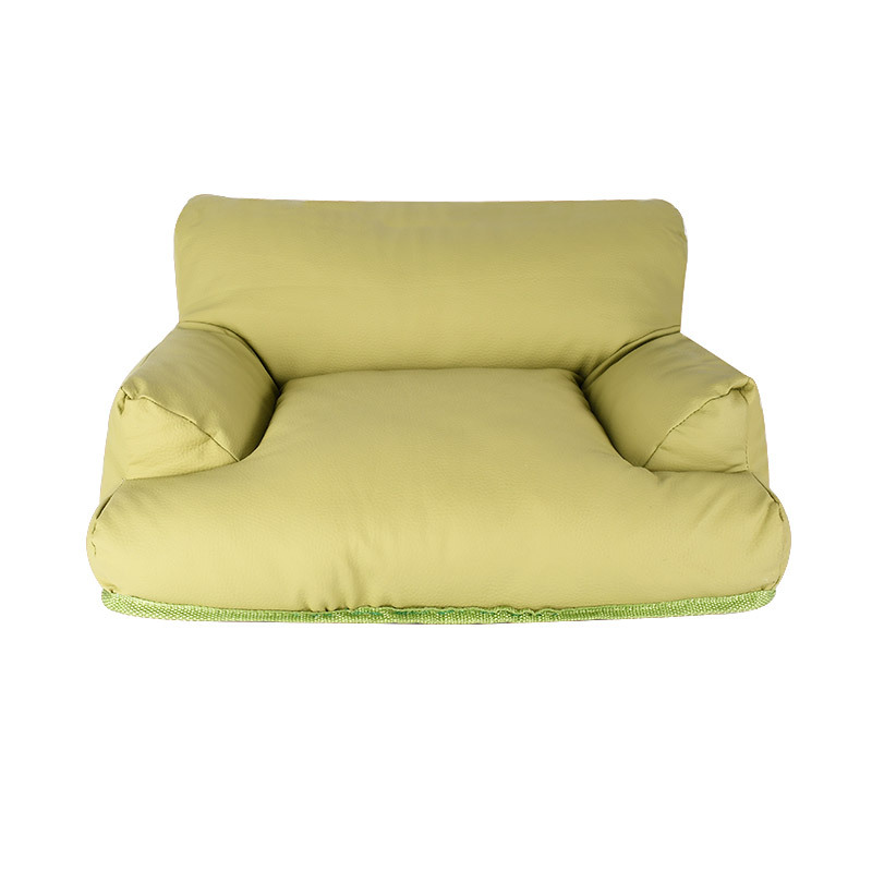 Durable Leather Pet Sofa Bed