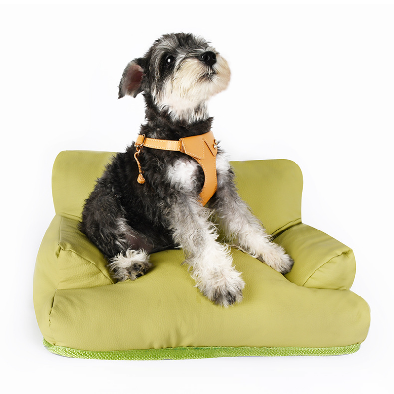 Durable Leather Pet Sofa Bed
