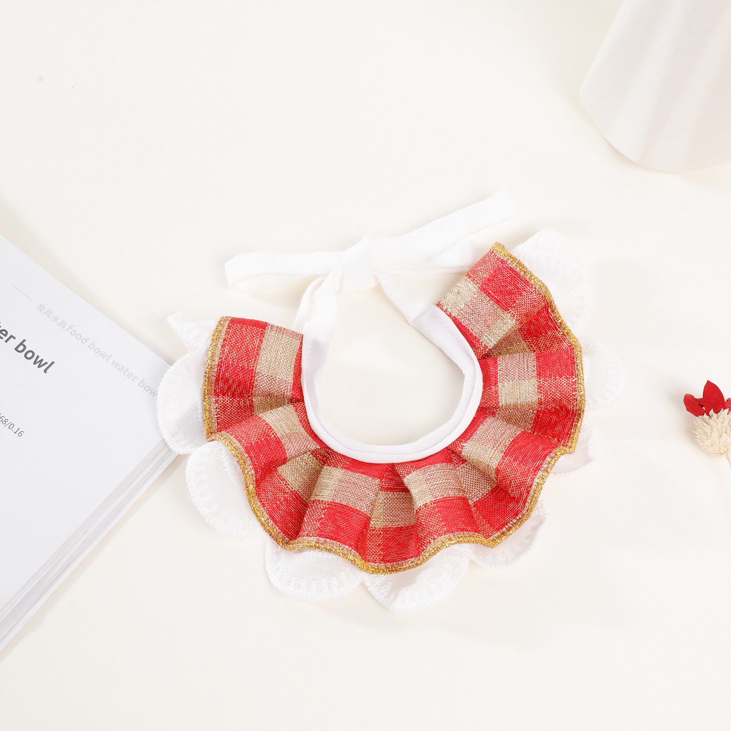 Pet Lace Bib Collar Set