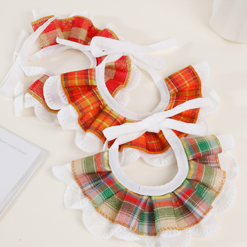 Pet Lace Bib Collar Set