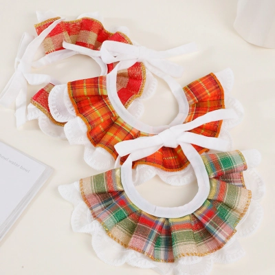 Pet Lace Bib Collar Set 02