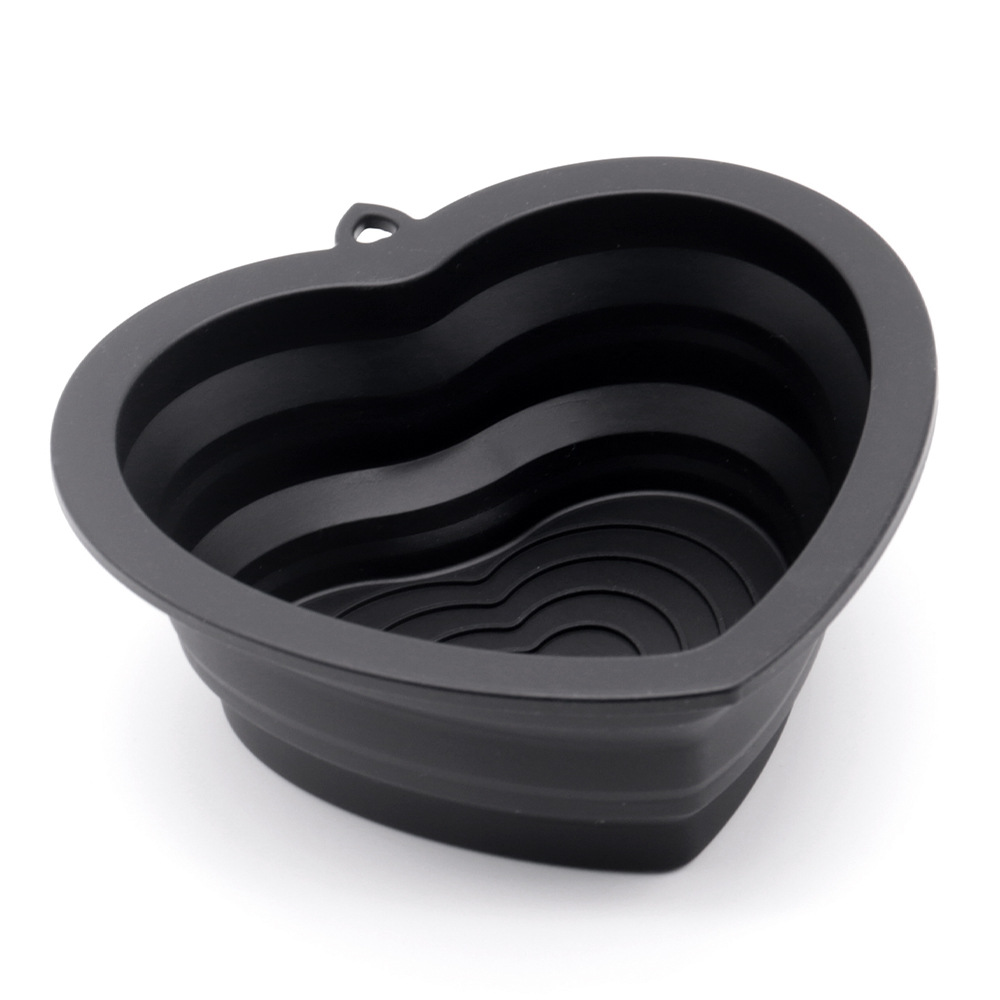 Heart Shape Silicone Pet Bowl