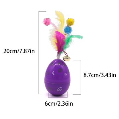 Easter Egg Cat Teaser Toy 02