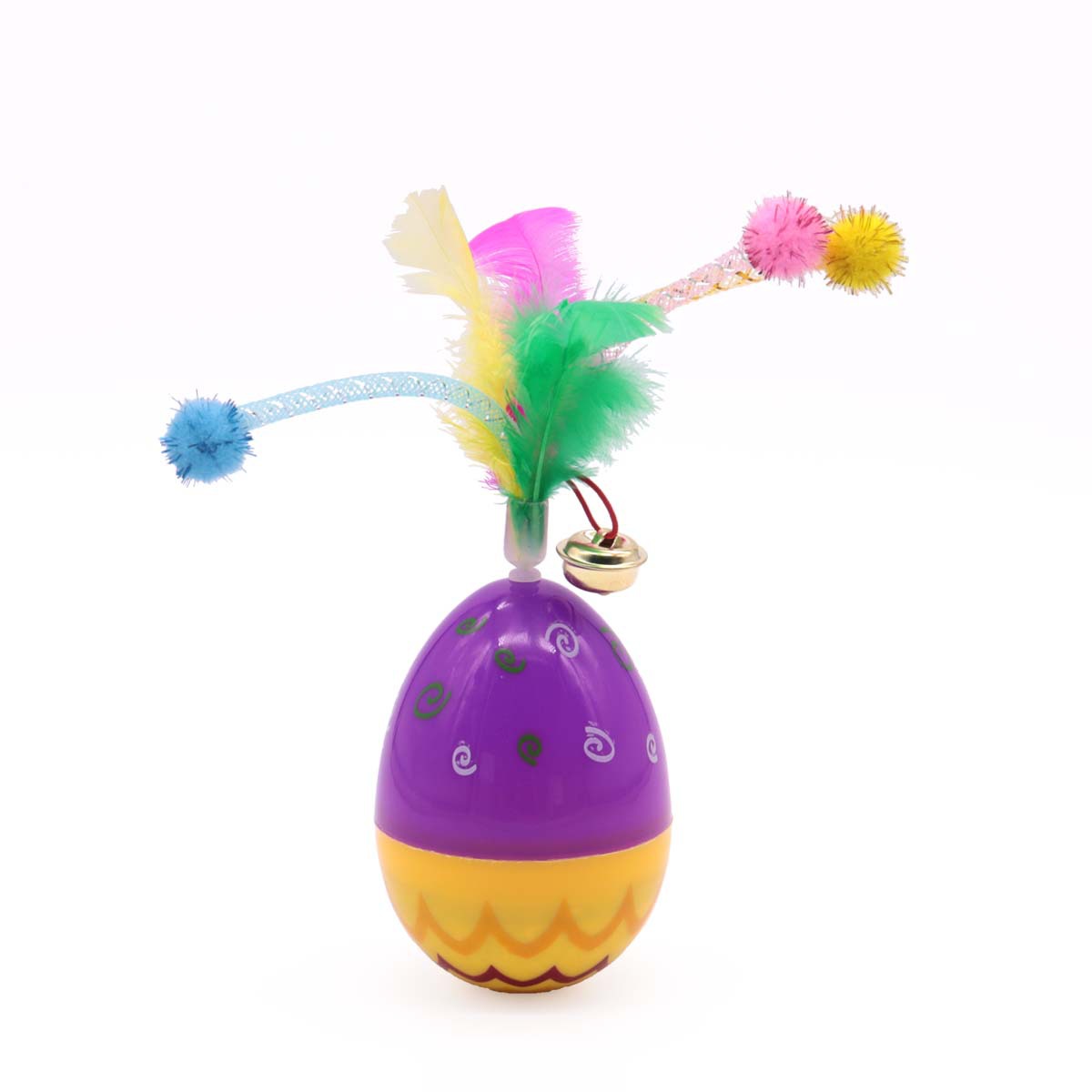 Easter Egg Cat Teaser Toy