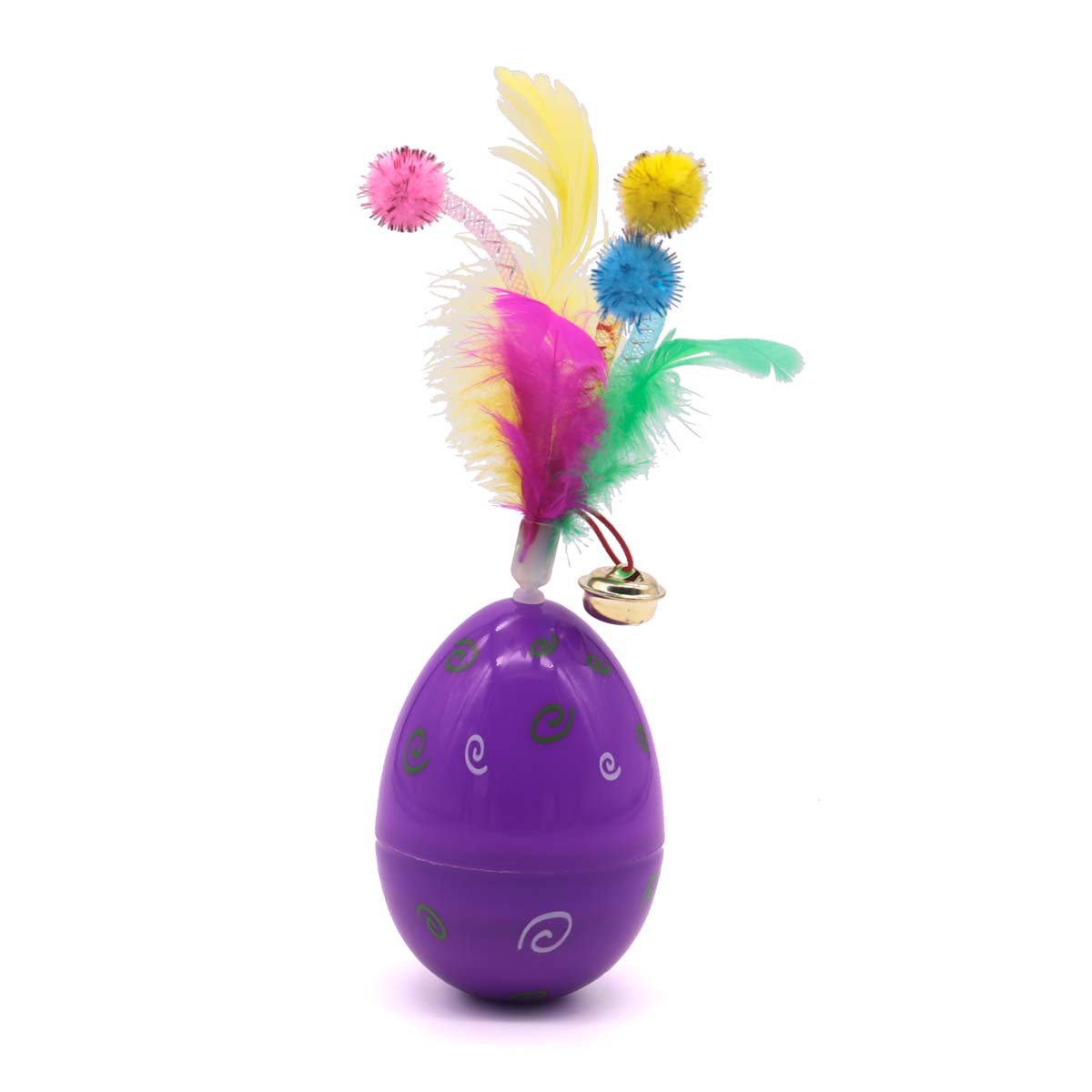 Easter Egg Cat Teaser Toy