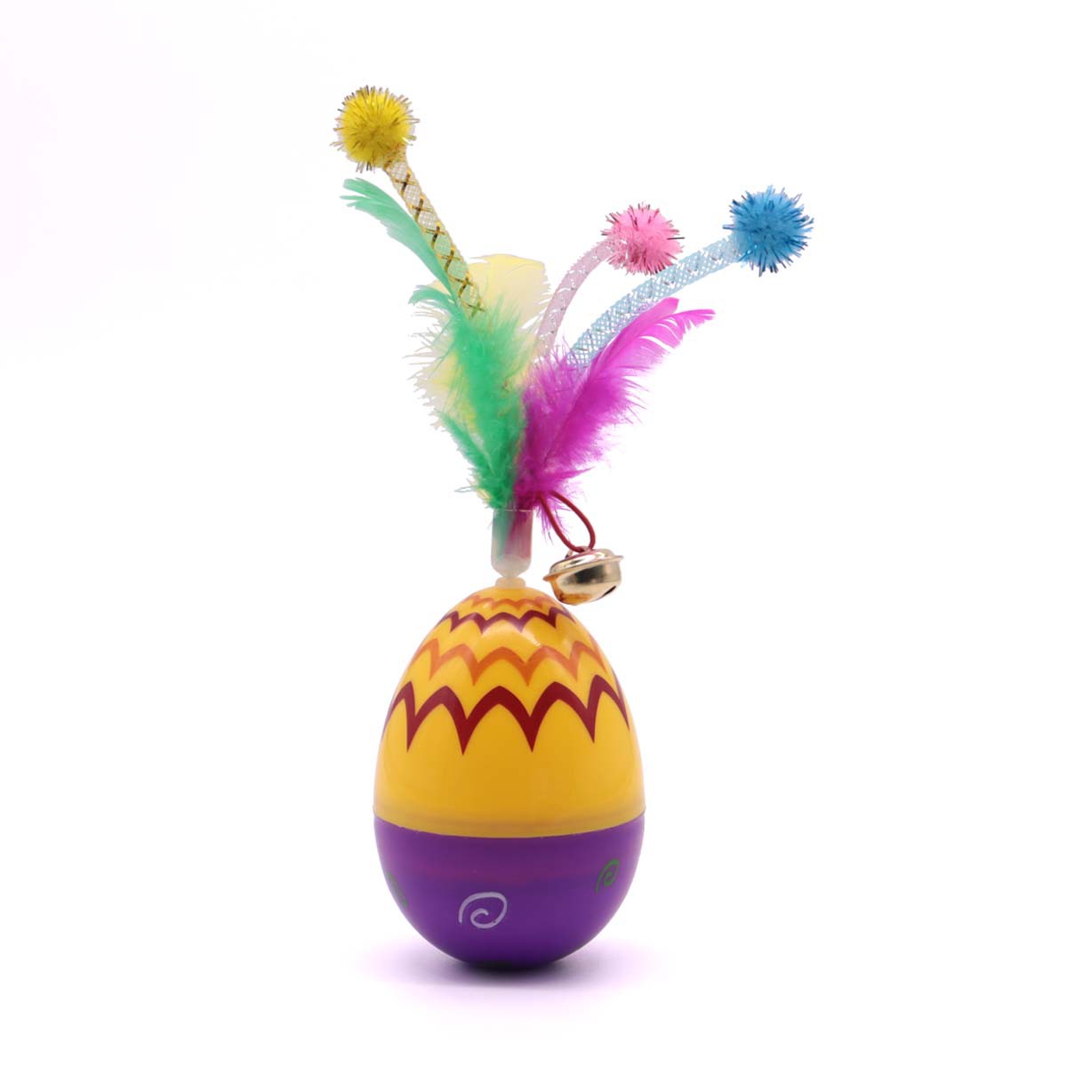 Easter Egg Cat Teaser Toy