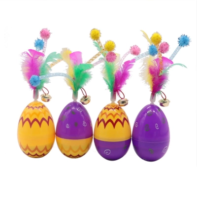 Easter Egg Cat Teaser Toy 01