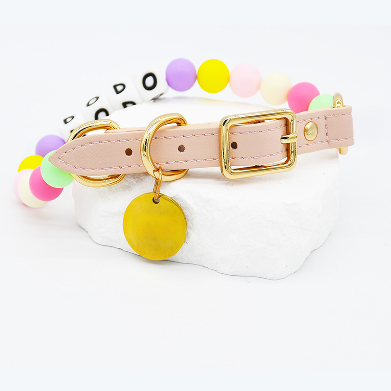 Colorful Beaded Pet Fashion Collar