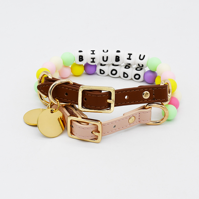 Colorful Beaded Pet Fashion Collar
