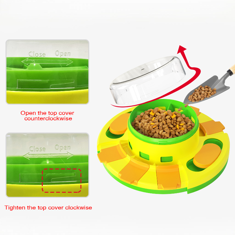 Interactive Pet Puzzle Feeder