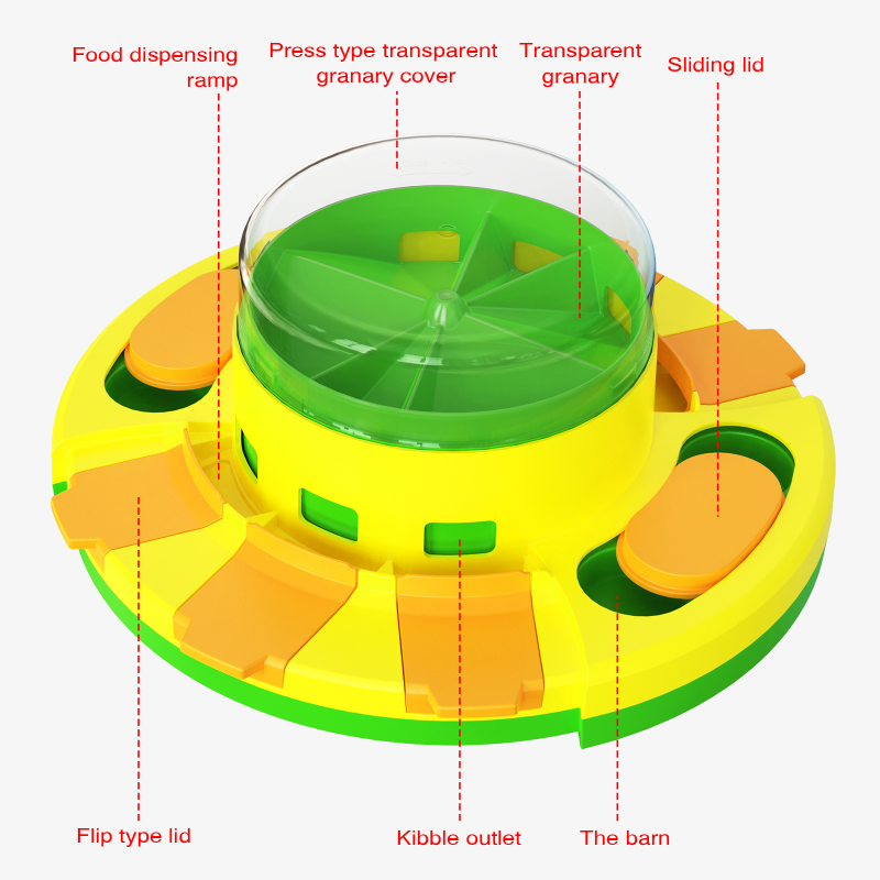 Interactive Pet Puzzle Feeder
