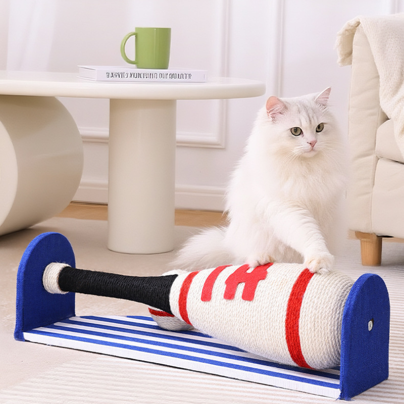 Baseball Cat Scratching Post Toy