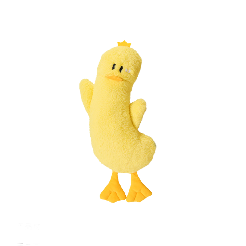 Duck Shaped Cat Teaser Toy