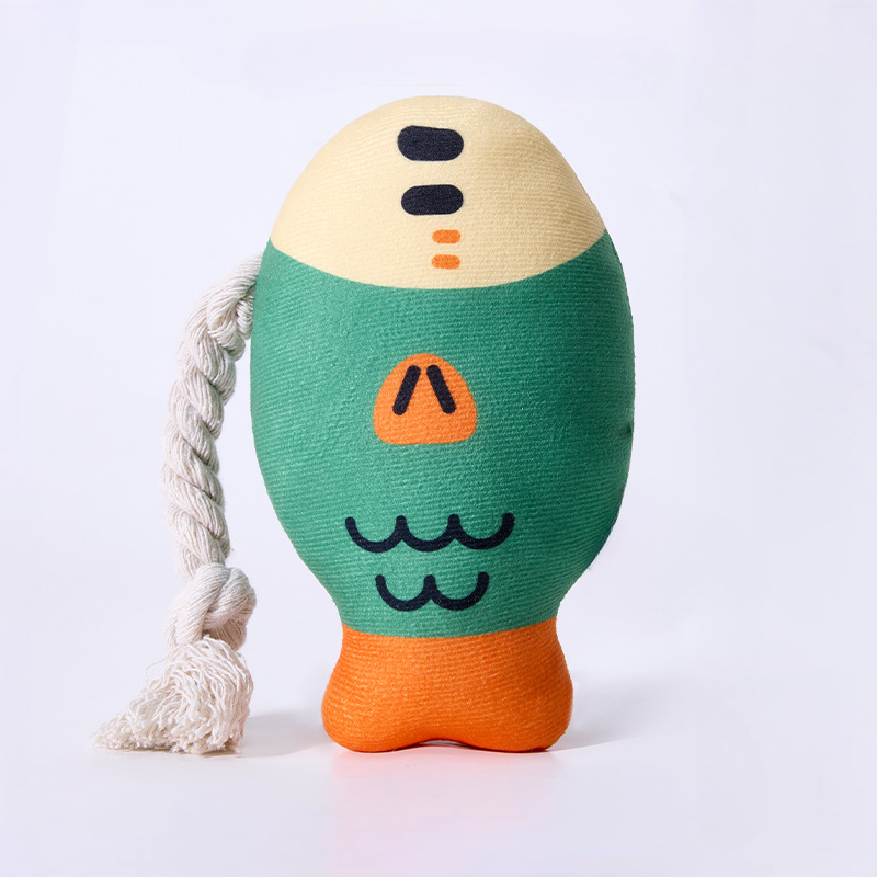 Carp Squeaky Dog Chew Toy