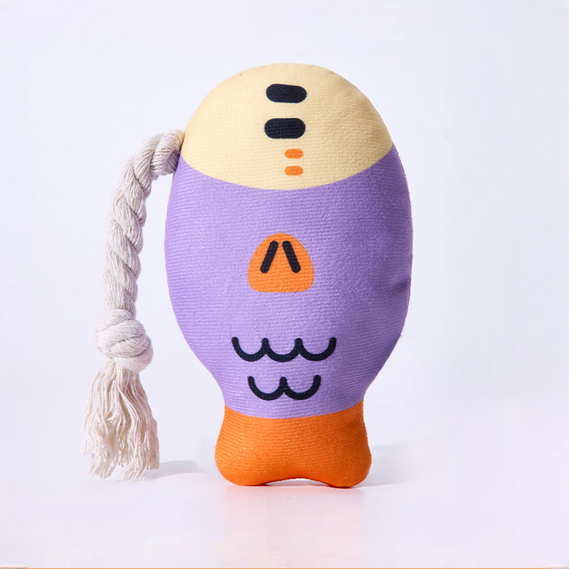 Carp Squeaky Dog Chew Toy