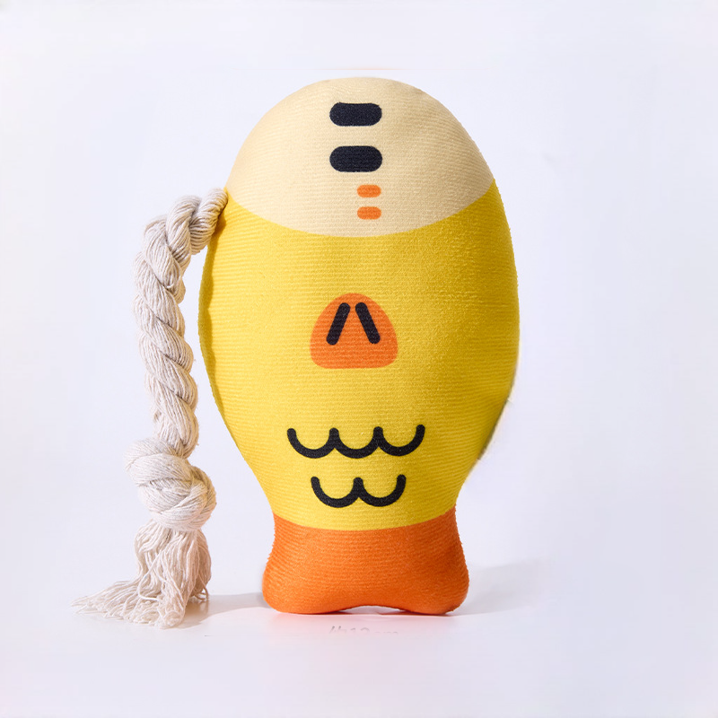 Carp Squeaky Dog Chew Toy