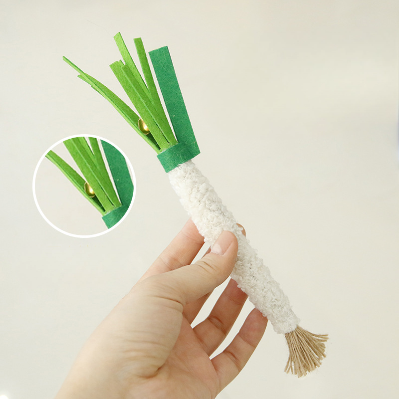 Catnip Infused Scallion Cat Toy