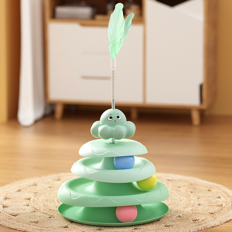 Interactive Cat Toy Exercise Wheel