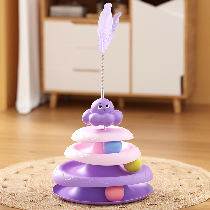 Interactive Cat Toy Exercise Wheel