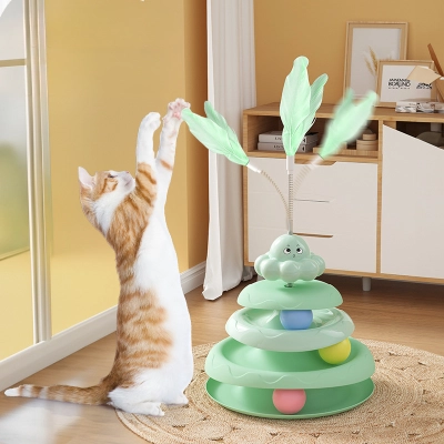 Interactive Cat Toy Exercise Wheel 02
