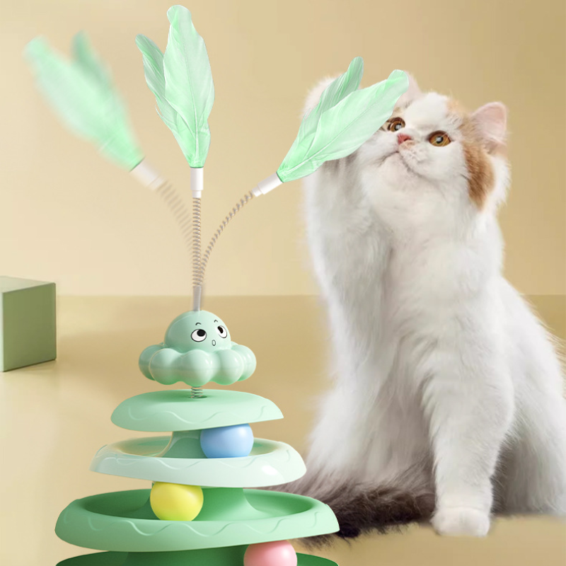 Interactive Cat Toy Exercise Wheel