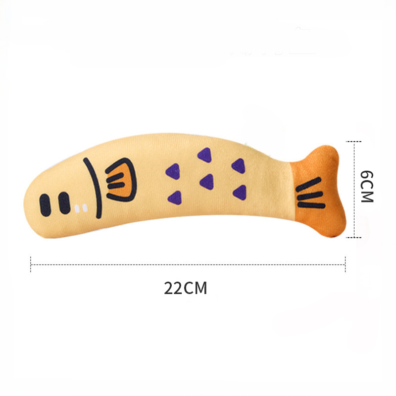 Catnip Fish Plush Cat Toy