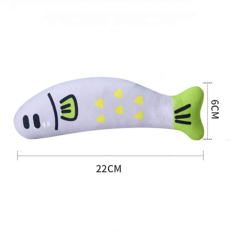 Catnip Fish Plush Cat Toy