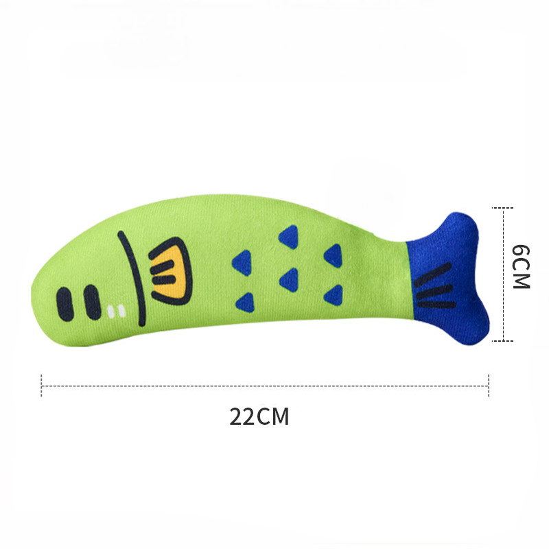 Catnip Fish Plush Cat Toy