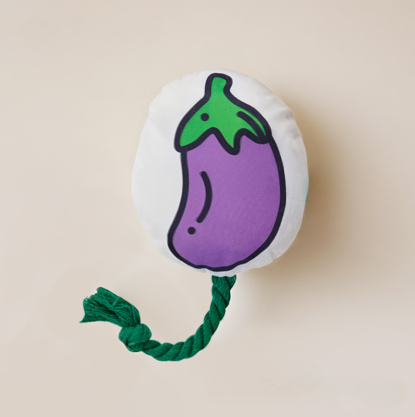 Vegetable Themed Dog Chew Toy