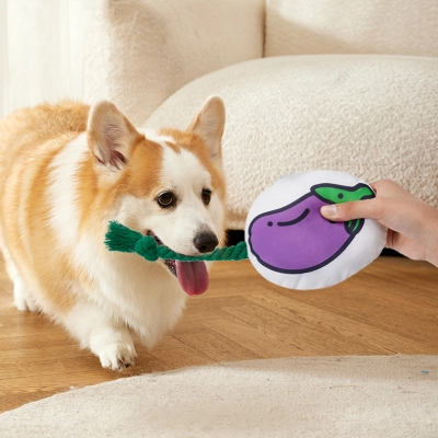 Vegetable Themed Dog Chew Toy 01