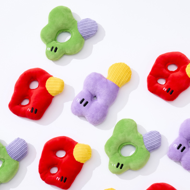 Alphabet Squeaky Dog Chew Toy