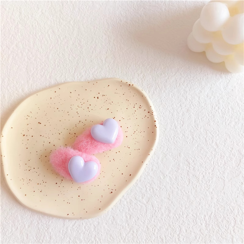 Heart Shape Pet Hair Clips