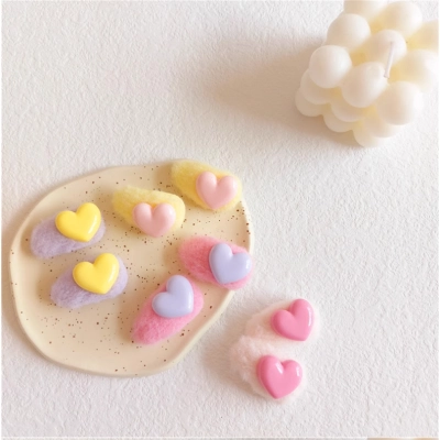 Heart Shape Pet Hair Clips 01