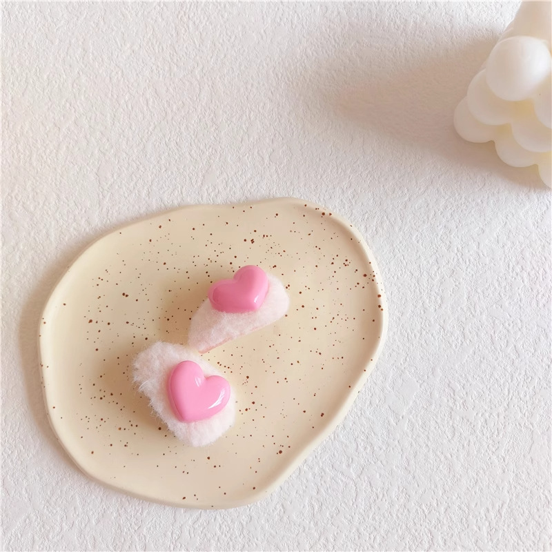 Heart Shape Pet Hair Clips