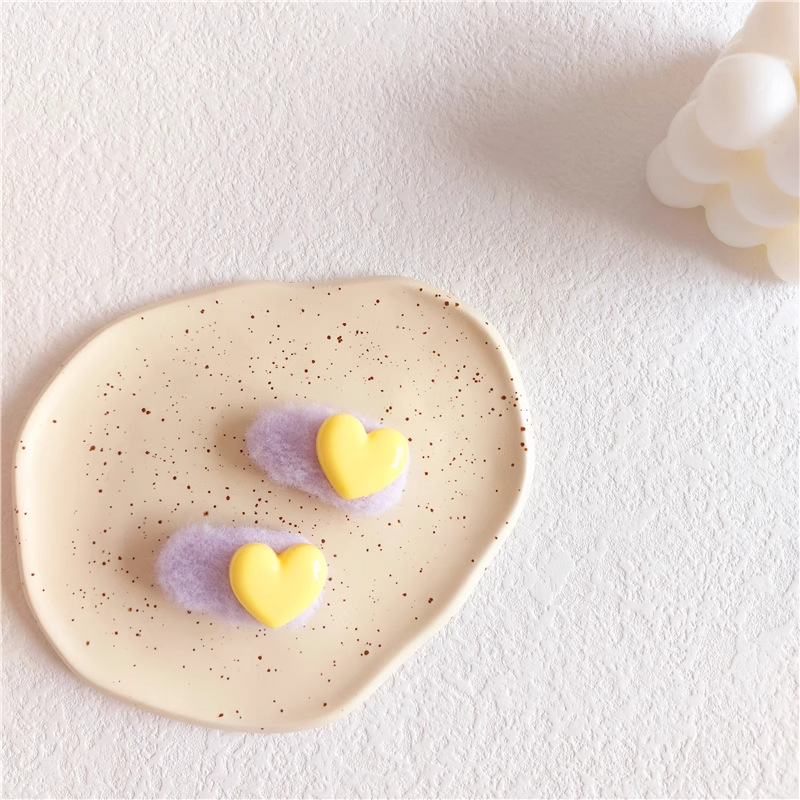 Heart Shape Pet Hair Clips