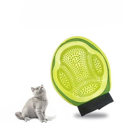 Pet Bath Massage Glove Brush 01