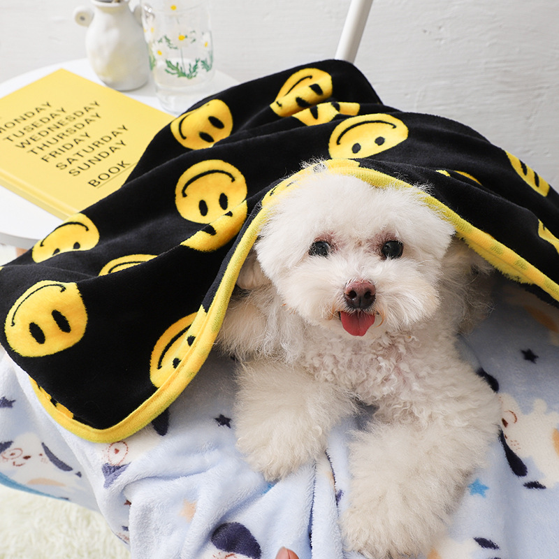 Cartoon Pet Blanket Soft Fleece