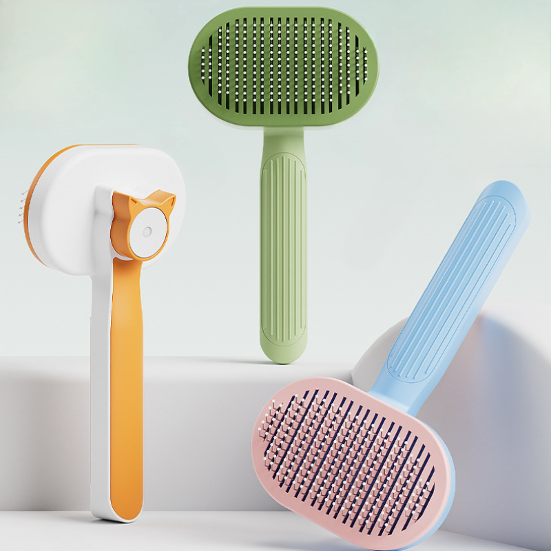 Ergonomic Cat Grooming Comb