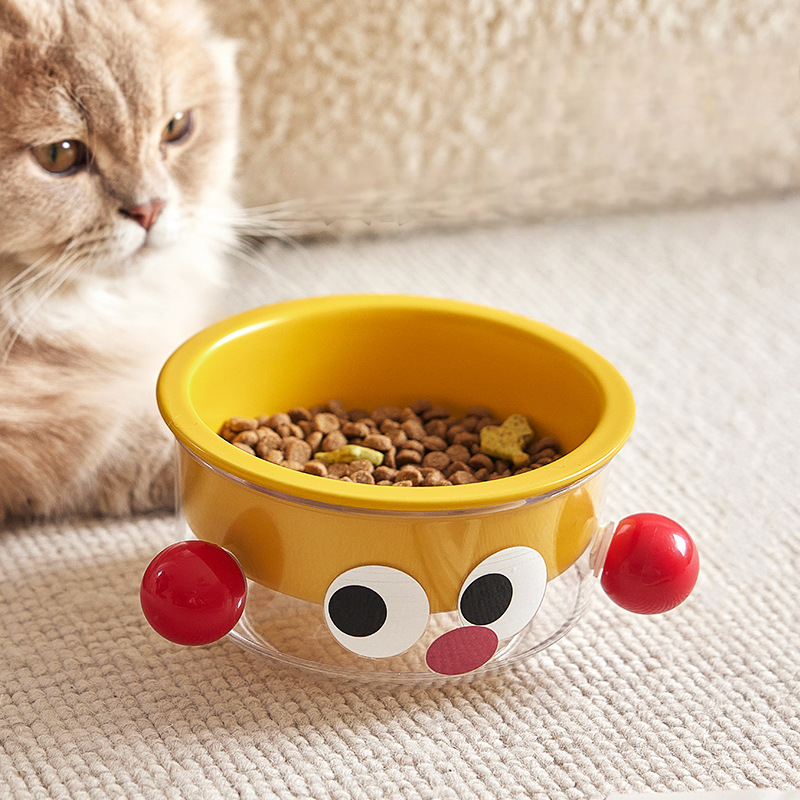 Big Eyes Ceramic Pet Bowl