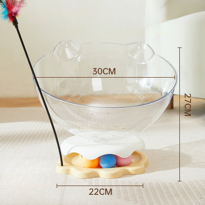 Transparent Cat Pod Playhouse