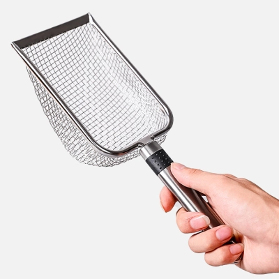 Stainless Steel Cat Litter Scoop 01