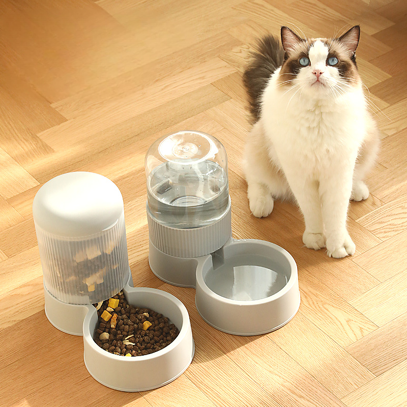 Roman Column Pet Feeder Set