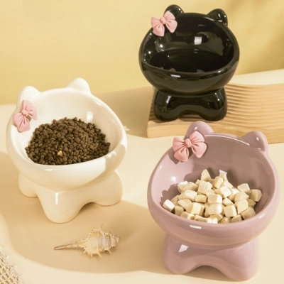 Kitty Ceramic Pet Bowl 01
