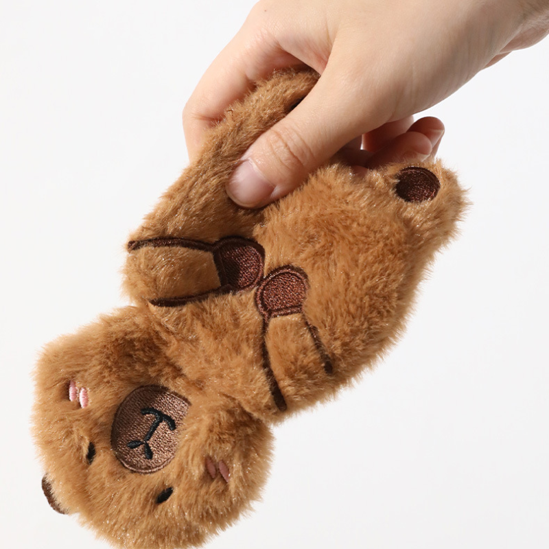 Brown Bear Plush Chew Toy