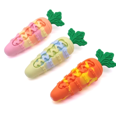 Silicone Carrot Chew Toy 02