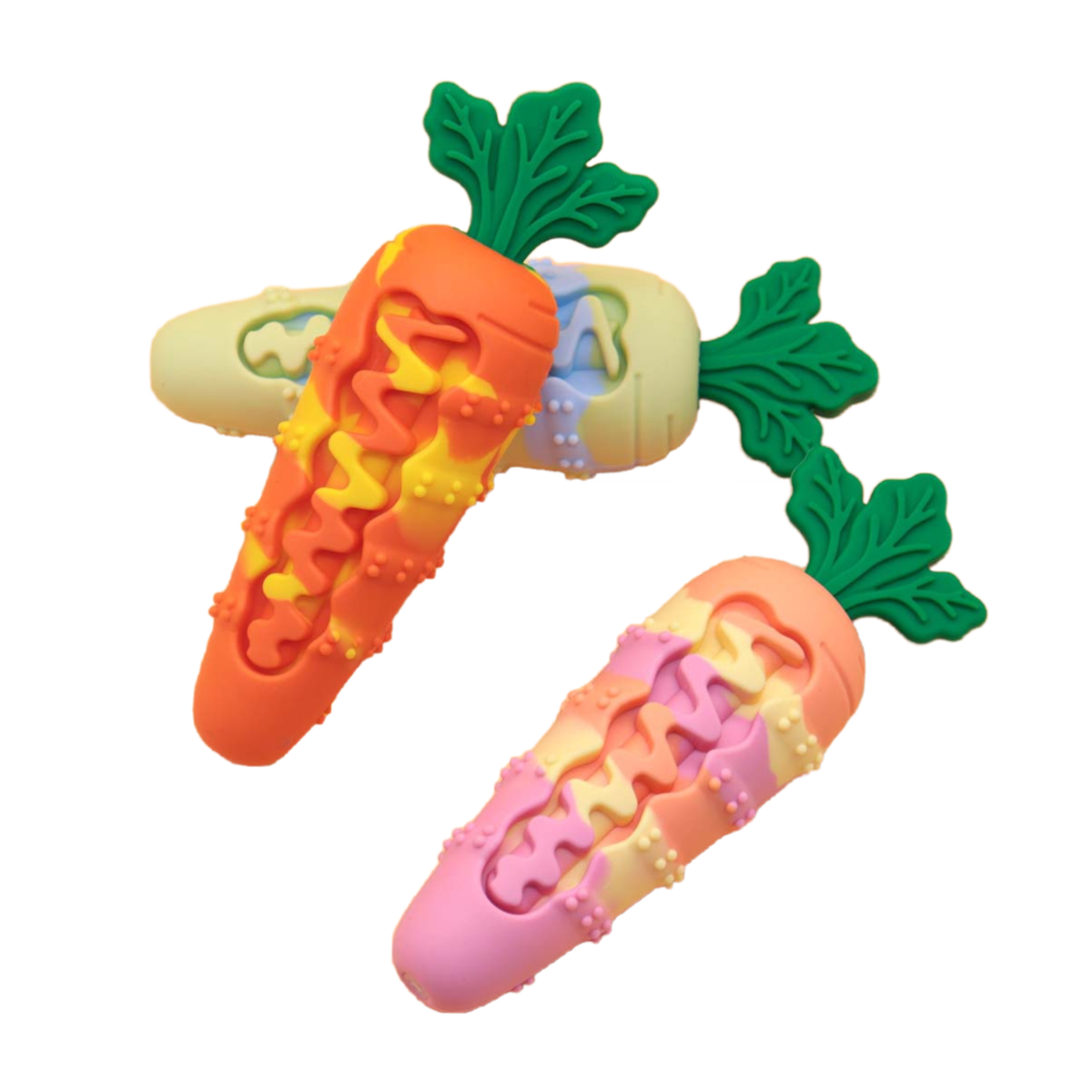 Silicone Carrot Chew Toy