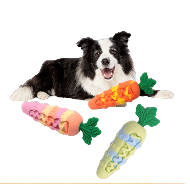 Silicone Carrot Chew Toy