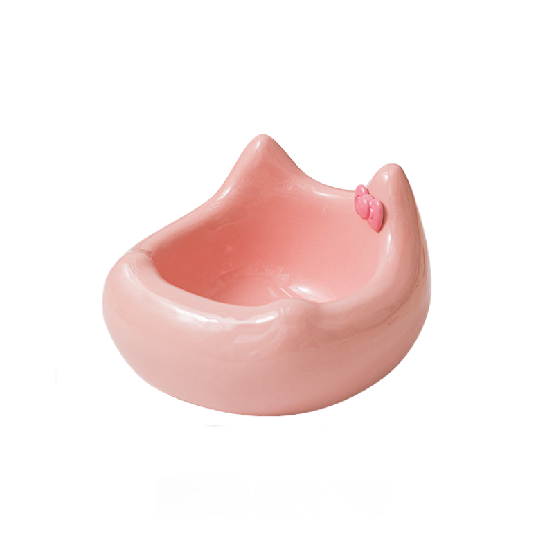 Ceramic Cat Bowls Set